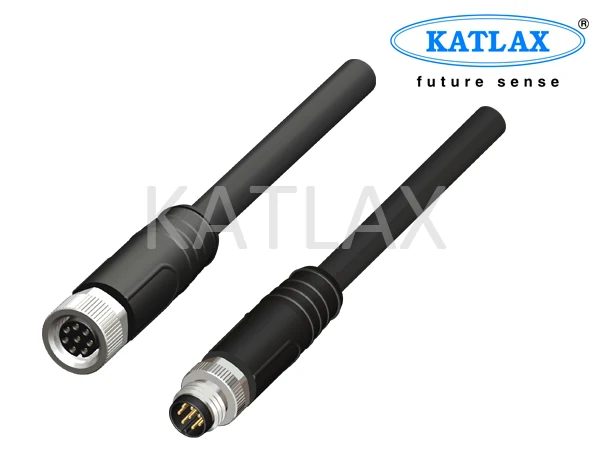 Katlax Brings – M8 A-Coded 8-Pin Circular Connectors (Male and Female)