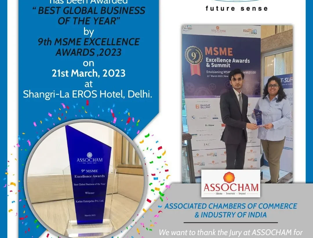 Assocham India Awards Katlax as “Global Business of the Year”