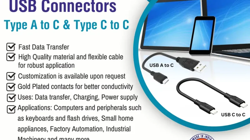 USB Connectors by Katlax – USB Type A to Type C Cables and USB Type C to Type C Cables