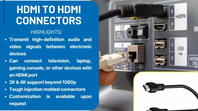 HDMI Connectors by Katlax for Consumer and Industrial Applications