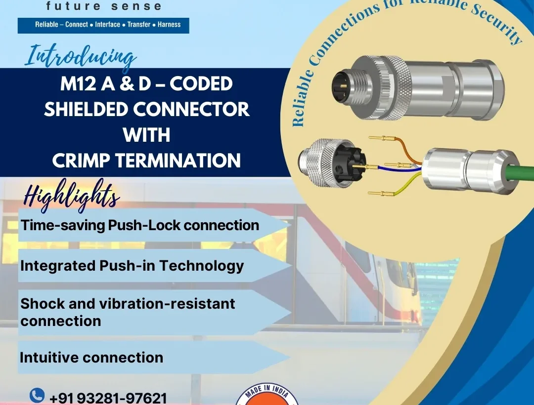 Introducing Katlax’s A-coded and D-Coded Shielded Connector with Crimp Termination