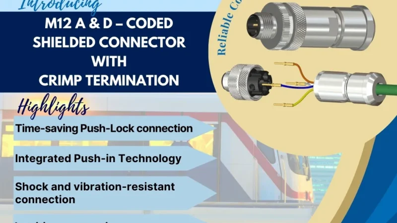 Introducing Katlax’s A-coded and D-Coded Shielded Connector with Crimp Termination
