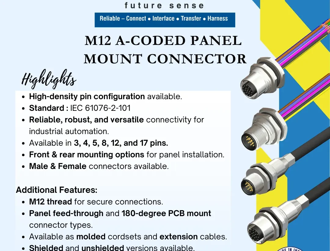 KATLAX  M12 A-CODED PANEL MOUNT CONNECTORS – RELIABLE, ROBUST & VERSATILE SOLUTIONS FOR INDUSTRIAL AUTOMATION!