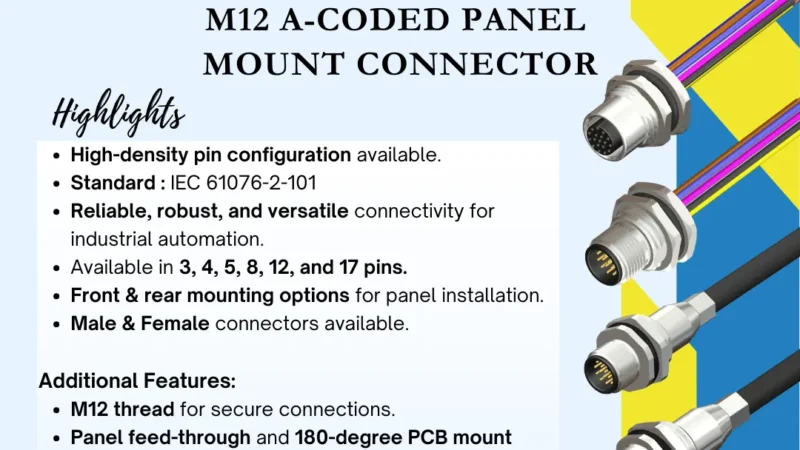 KATLAX  M12 A-CODED PANEL MOUNT CONNECTORS – RELIABLE, ROBUST & VERSATILE SOLUTIONS FOR INDUSTRIAL AUTOMATION!
